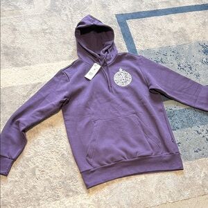 adidas Purple Graphic Crewneck Hoodie - Men